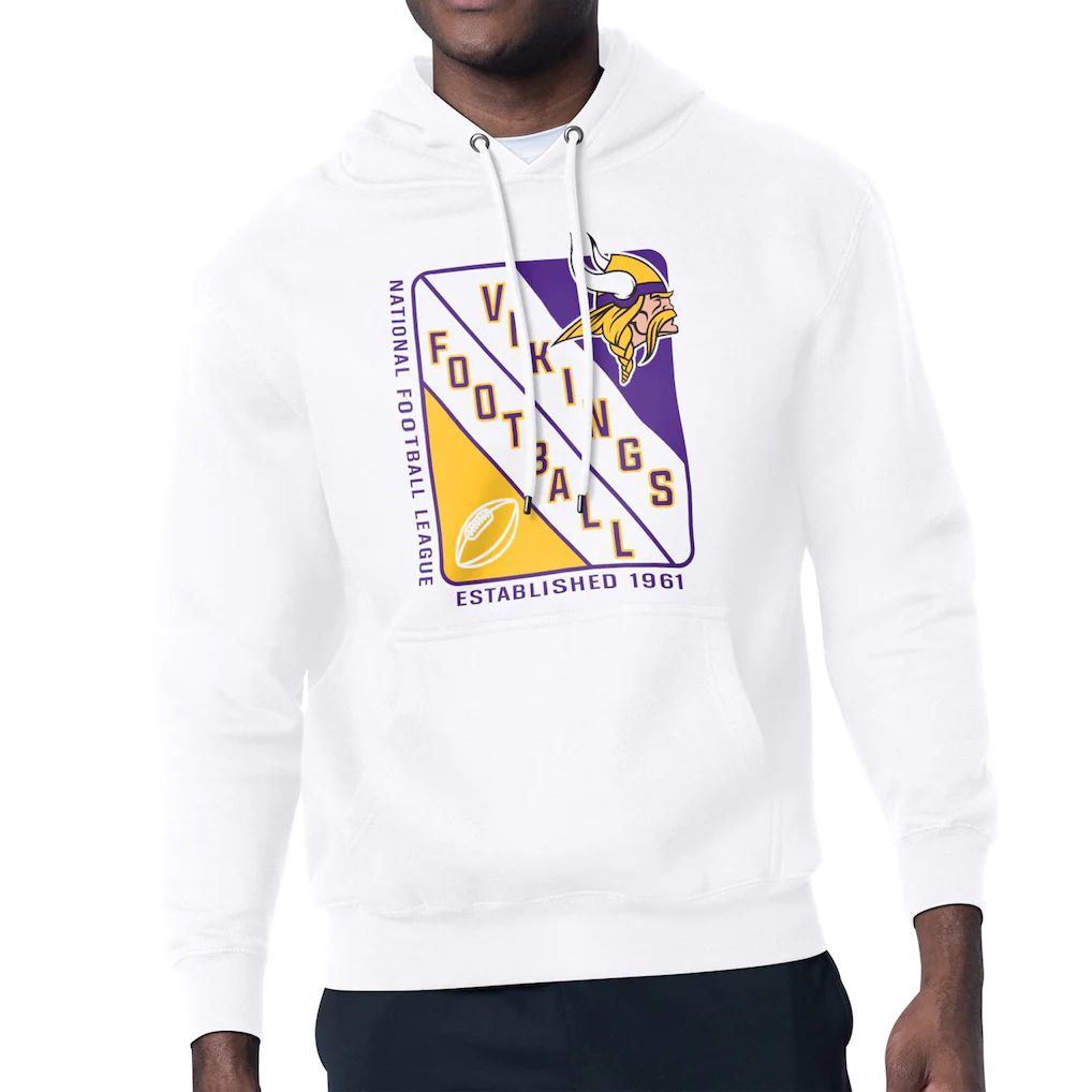 Men 2026 NFL Minnesota Vikings White Hoodie hooded style 01->minnesota vikings->NFL Jersey
